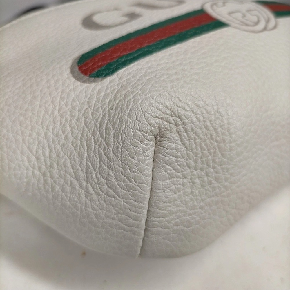 Gucci leather chest/waist/bum bag white - Picture 9 of 12